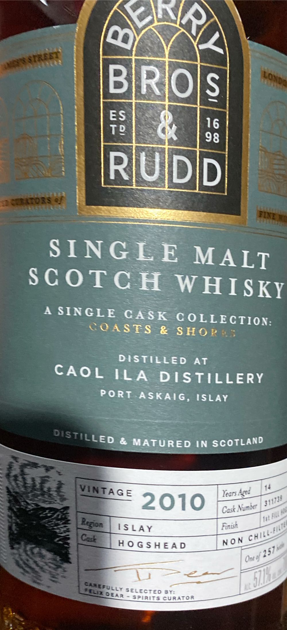 Caol Ila 14 Cask & Cask  alcohol collectible [Barcode 5010493085595] - Main Image 2