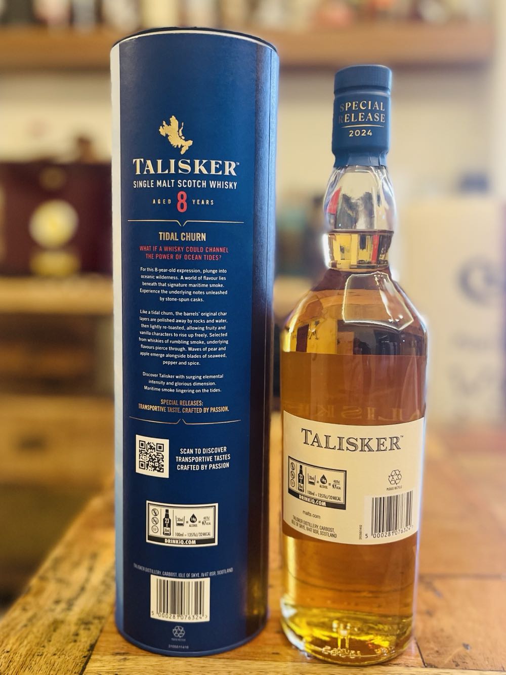 TALISKER 8y Special Release 2024 Tidal Churn Single Malt Scotch Whisky - The Talisker Distillery (700 mL) alcohol collectible [Barcode 5000281076324] - Main Image 2