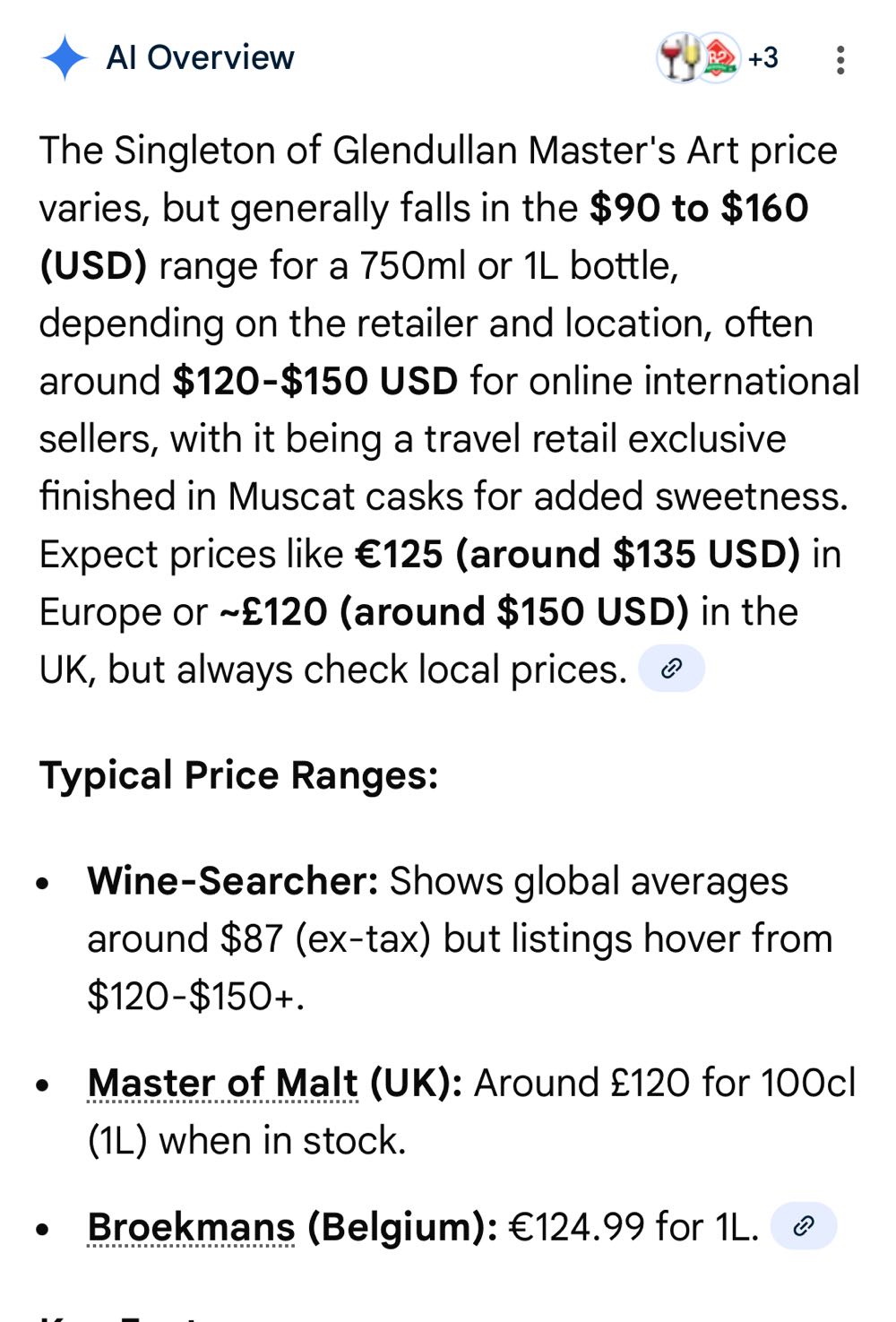 SINGLETON Glendullan Master’s Art Single Malt Scotch Whisky - The Glendullan Distillery (1000 mL) alcohol collectible [Barcode 5000281041667] - Main Image 4