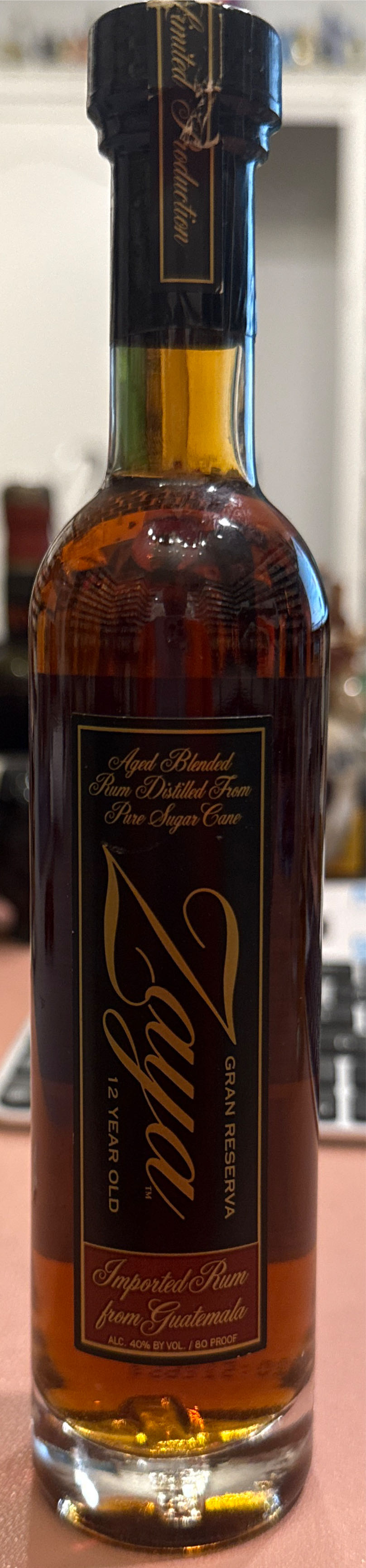 Zaya Rum Gran Reserva 12yr 6pk 100ml  alcohol collectible [Barcode 720815950382] - Main Image 2