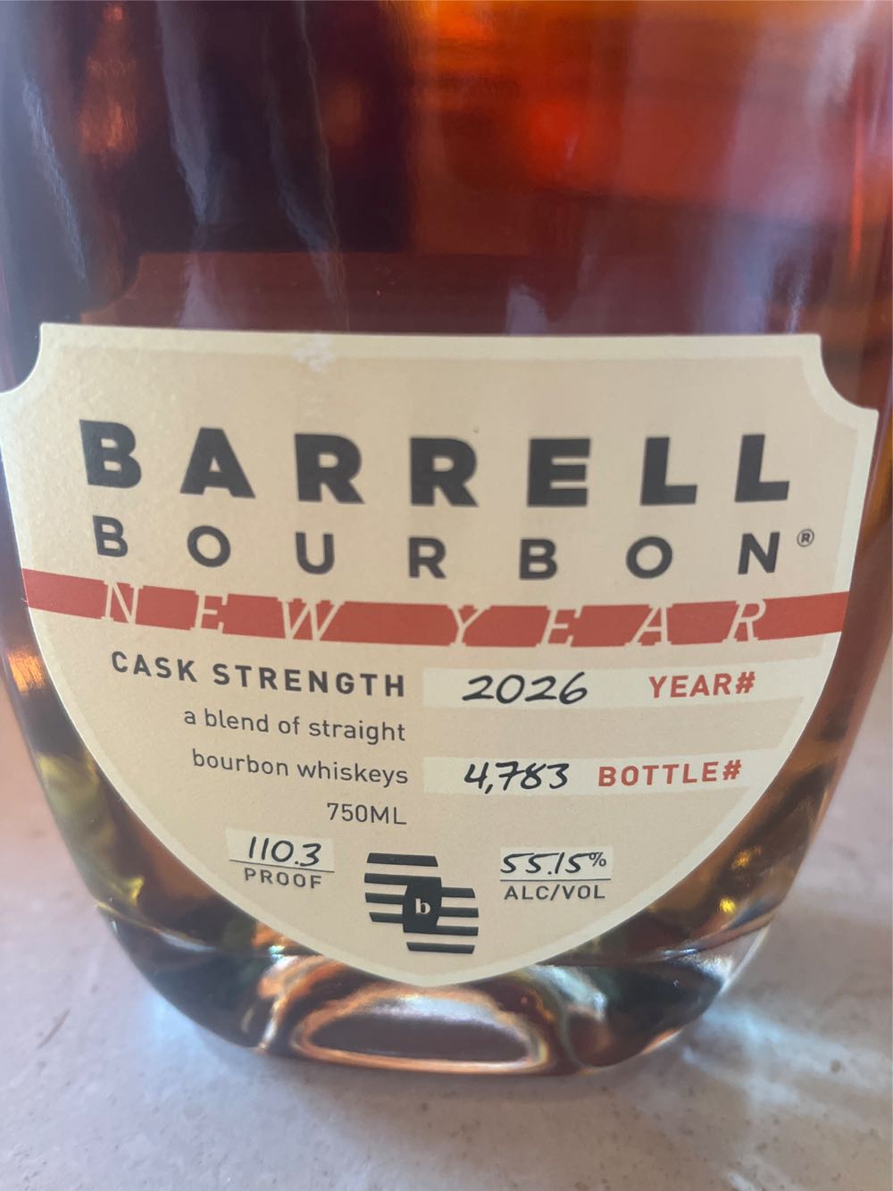 Barrell Bourbon New year - Barrell Craft Spirits (750 mL) alcohol collectible [Barcode 850053456442] - Main Image 2