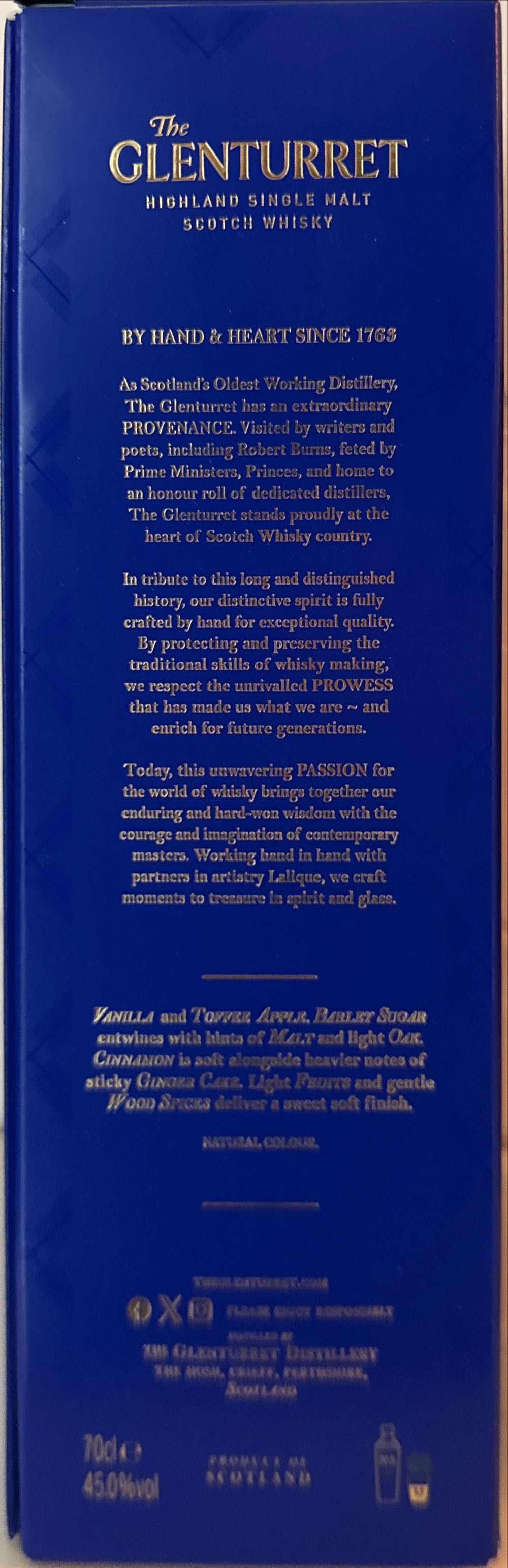 The Glenturret Triple Wood 2025 Release - Glenturret Distillery (700 mL) alcohol collectible [Barcode 5060768212102] - Main Image 2