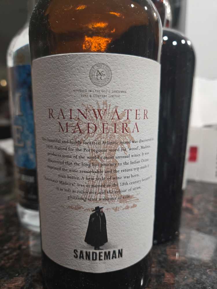 Sandeman Rainwater Madeira - The House Of Sandeman (750 mL) alcohol collectible [Barcode 080432900772] - Main Image 2