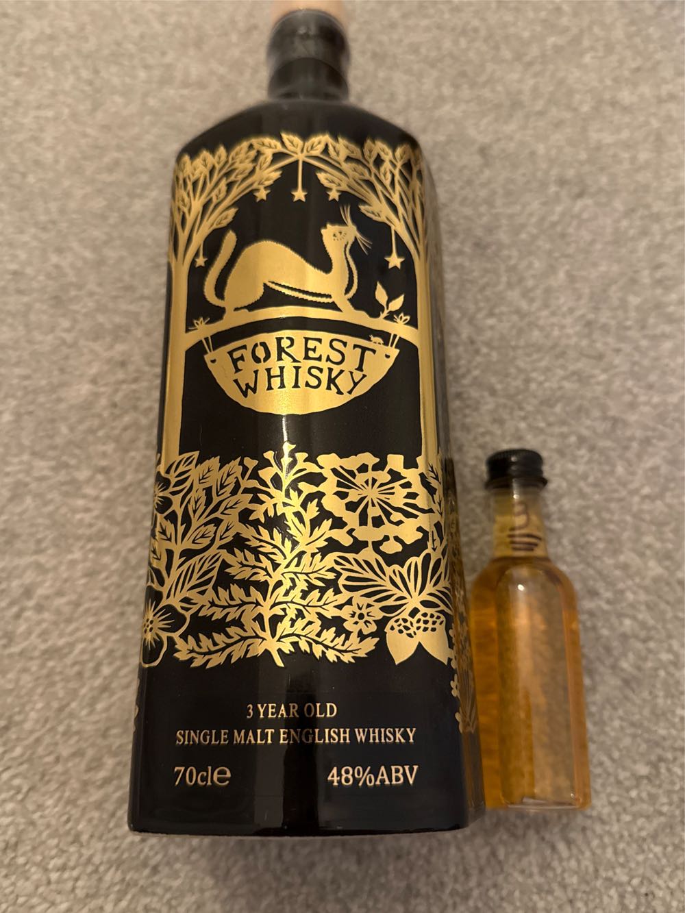 Forest Whisky 3 Year Old Single Malt English Whisky - The Forest Distillery (70 cl) alcohol collectible - Main Image 3