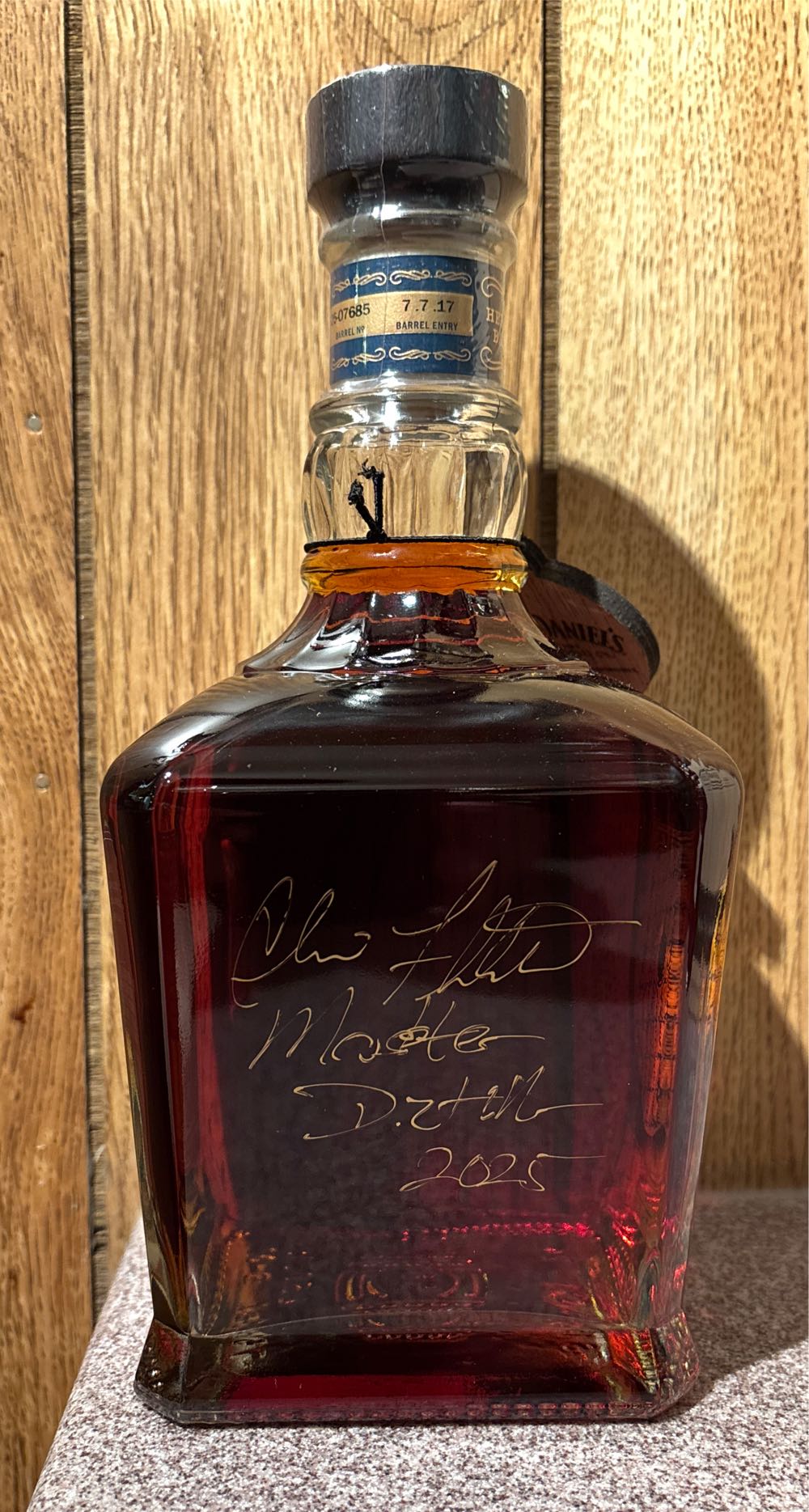 Jack Daniel’s Single Barrel Heritage Barrel - Jack Daniel’s Distillery, Lynchburg, TN (750 mL) alcohol collectible - Main Image 2