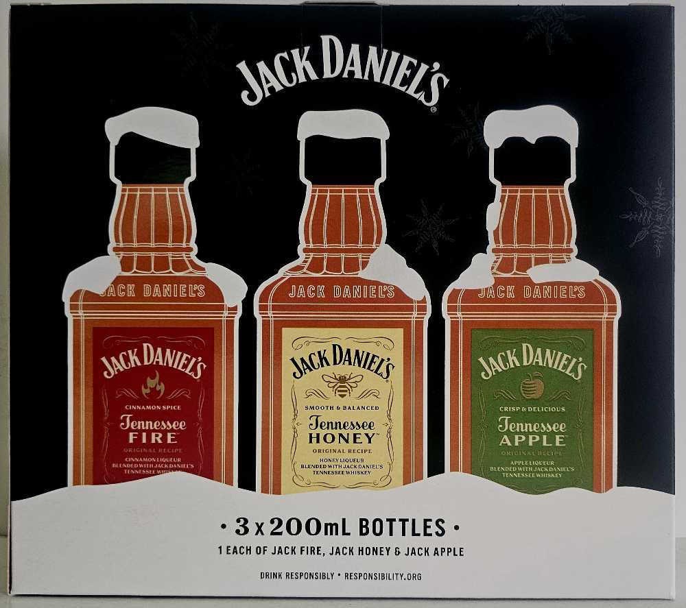 Gift Set - Holiday - Jack Daniel Distillery (200 mL) alcohol collectible [Barcode 082184205433] - Main Image 2
