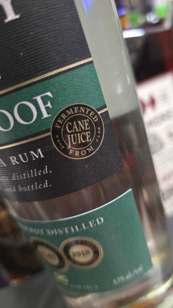 Worthy Park Overproof Jamaica White Rum - Worthy Park Estate (750 mL) alcohol collectible [Barcode 894108002598] - Main Image 2