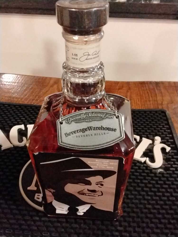 Beverage Warehouse Beverly Hills Sinatra Pic 1-2-99 - Jack Daniel Distillery (750 mL) alcohol collectible - Main Image 2