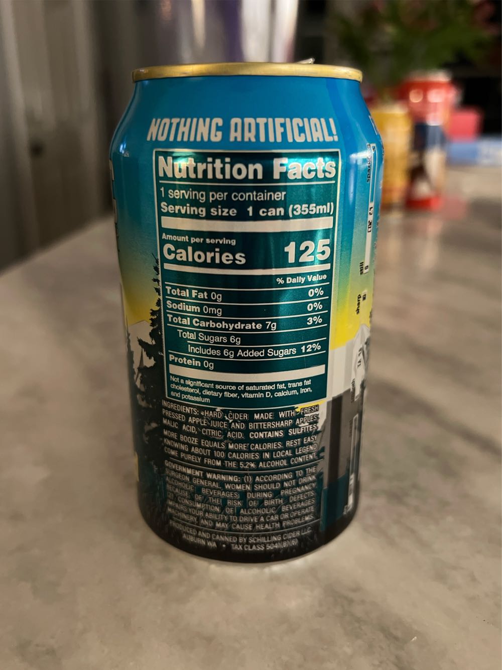 Local Legend - Schilling Hard Cider alcohol collectible - Main Image 2