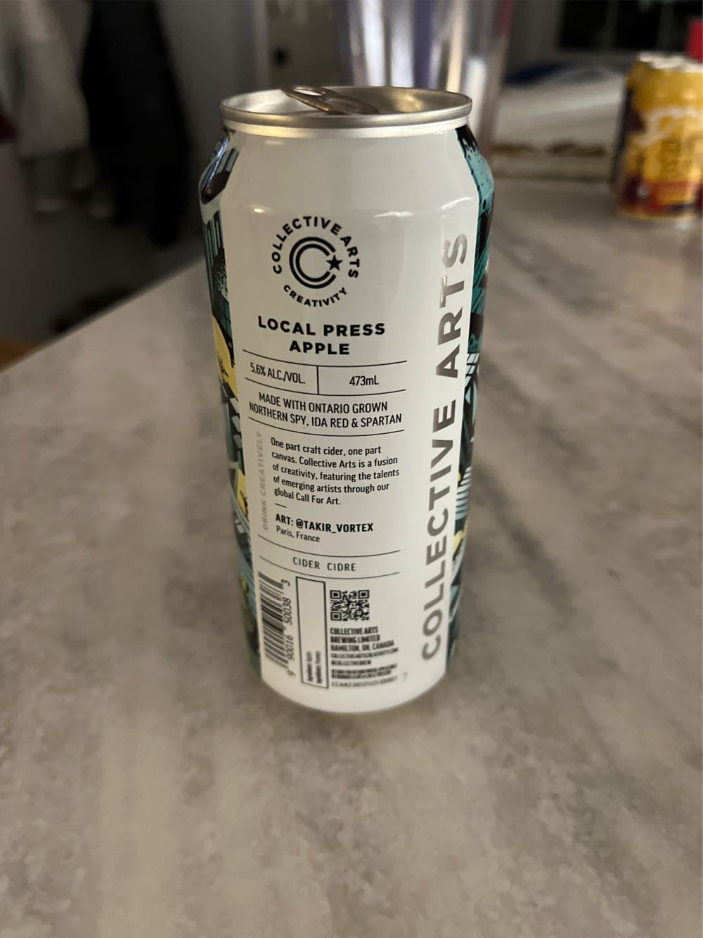 Local Press Apple - Collective Arts alcohol collectible - Main Image 2