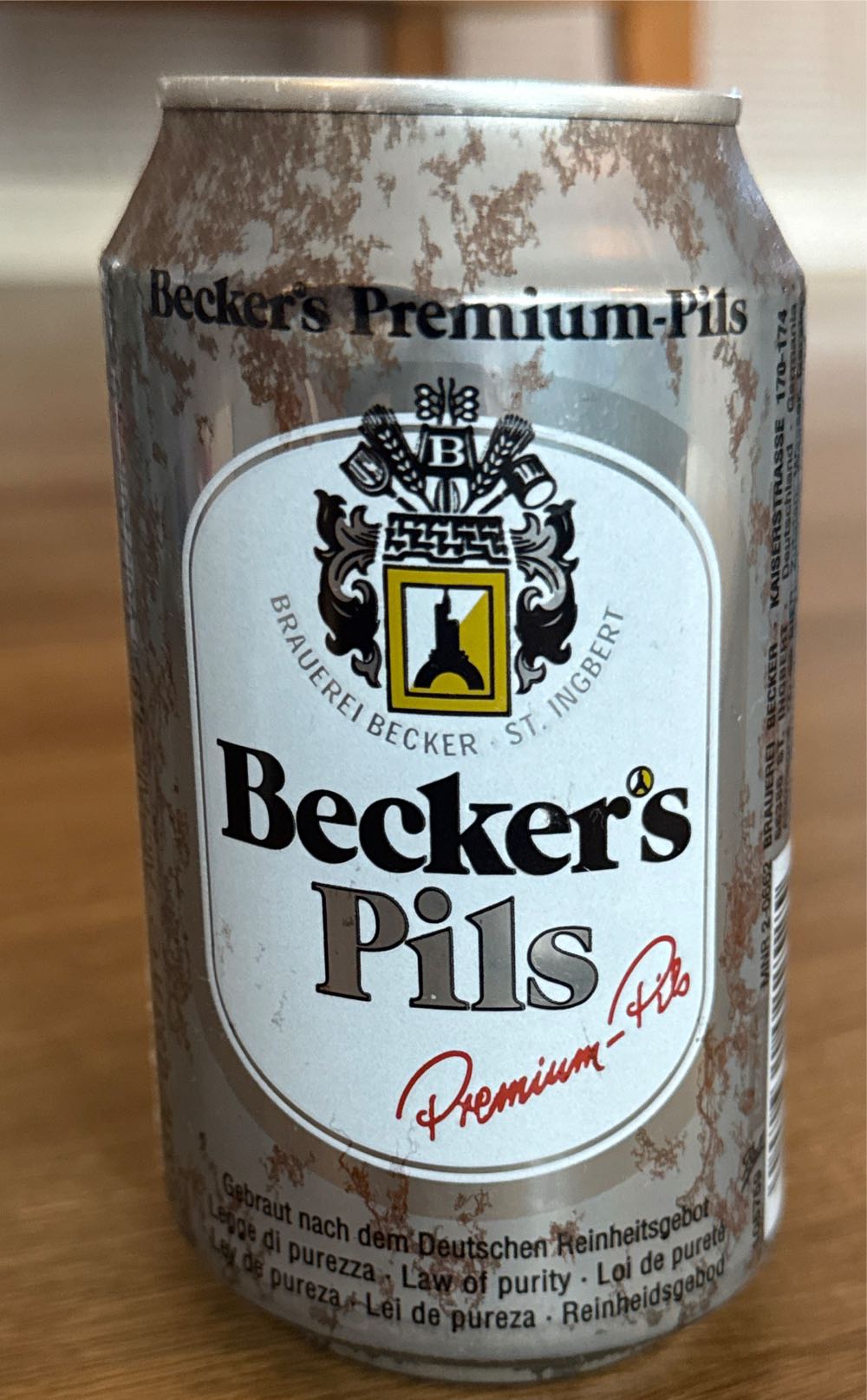 Becker’s Pils Beer  alcohol collectible [Barcode 4002631022525] - Main Image 2