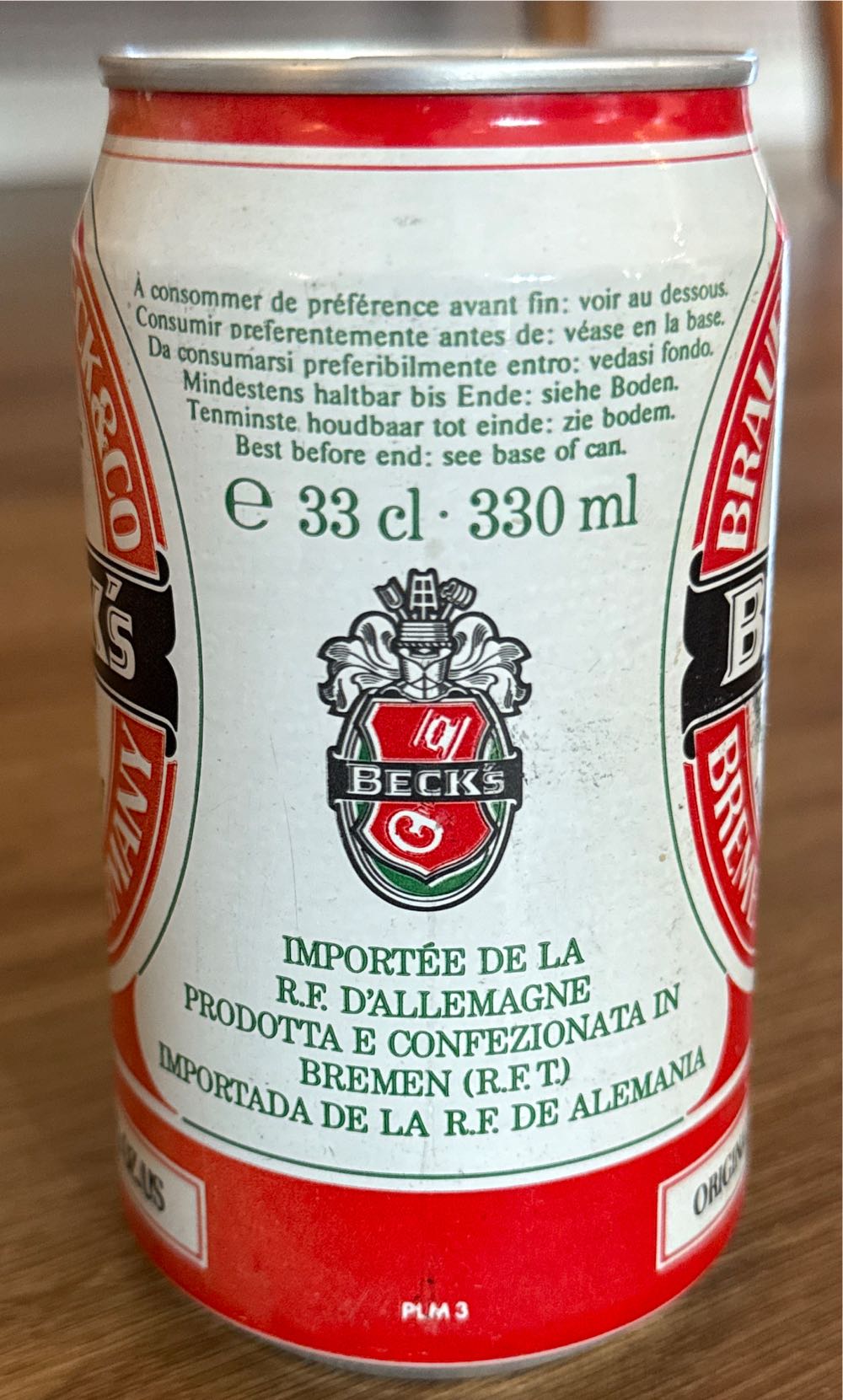 Beck’s Simplex Beer  alcohol collectible [Barcode 41001332] - Main Image 2