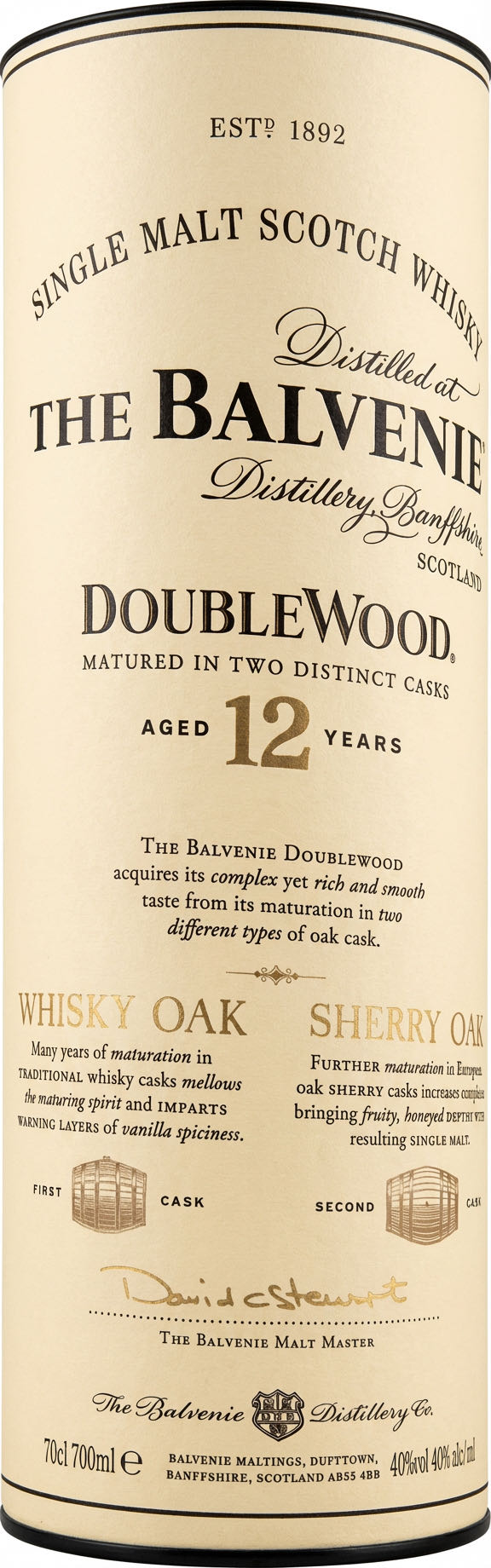 The Balvenie Doublewood 12 Years - The Balvenie alcohol collectible [Barcode 5010327505138] - Main Image 2