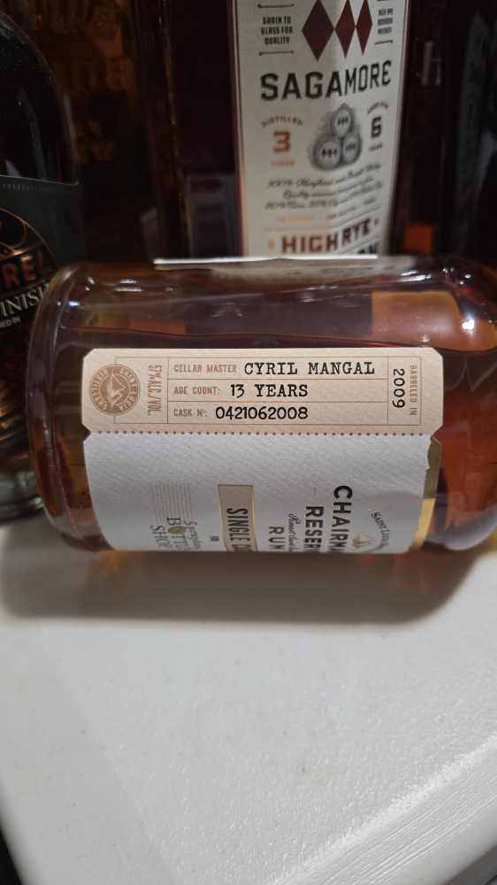 Chairman’s Reserve Master’s Selection Single Cask Rum - Saint Lucia Distellers (750 mL) alcohol collectible [Barcode 786992223350] - Main Image 3