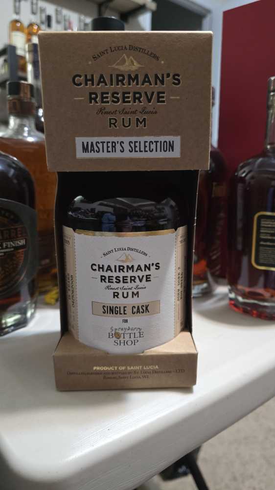 Chairman’s Reserve Master’s Selection Single Cask Rum - Saint Lucia Distellers (750 mL) alcohol collectible [Barcode 786992223350] - Main Image 4
