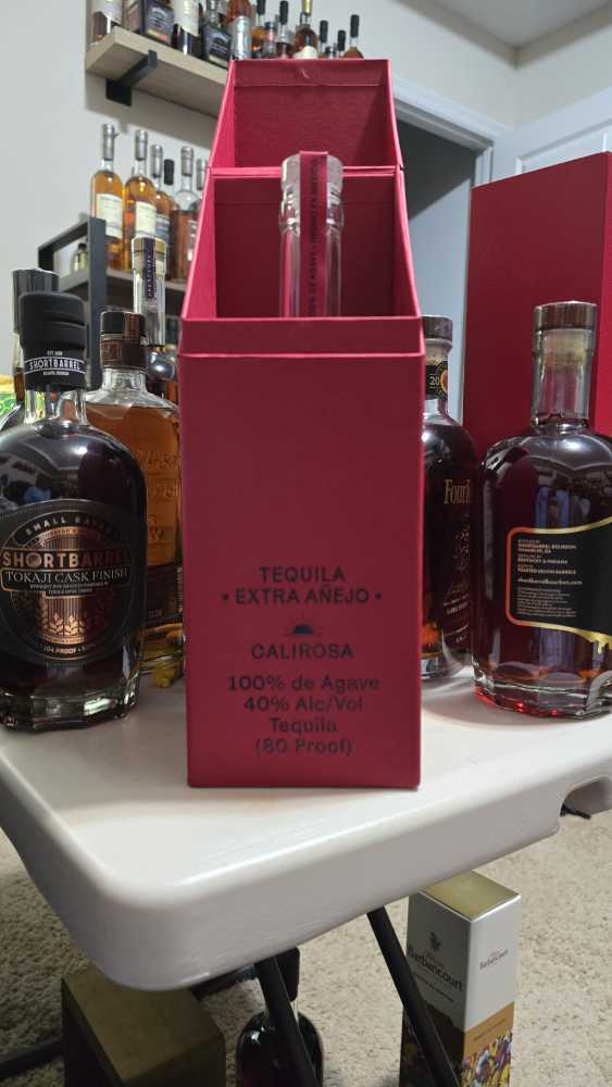 Calirosa Extra Anejo Tequila - NOM 1450 (750 mL) alcohol collectible [Barcode 051497240929] - Main Image 2
