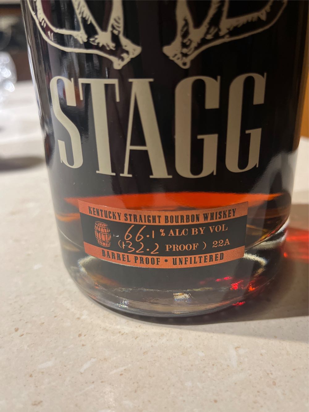Stagg 22A - Buffalo Trace (700 mL) alcohol collectible [Barcode 088004018580] - Main Image 3