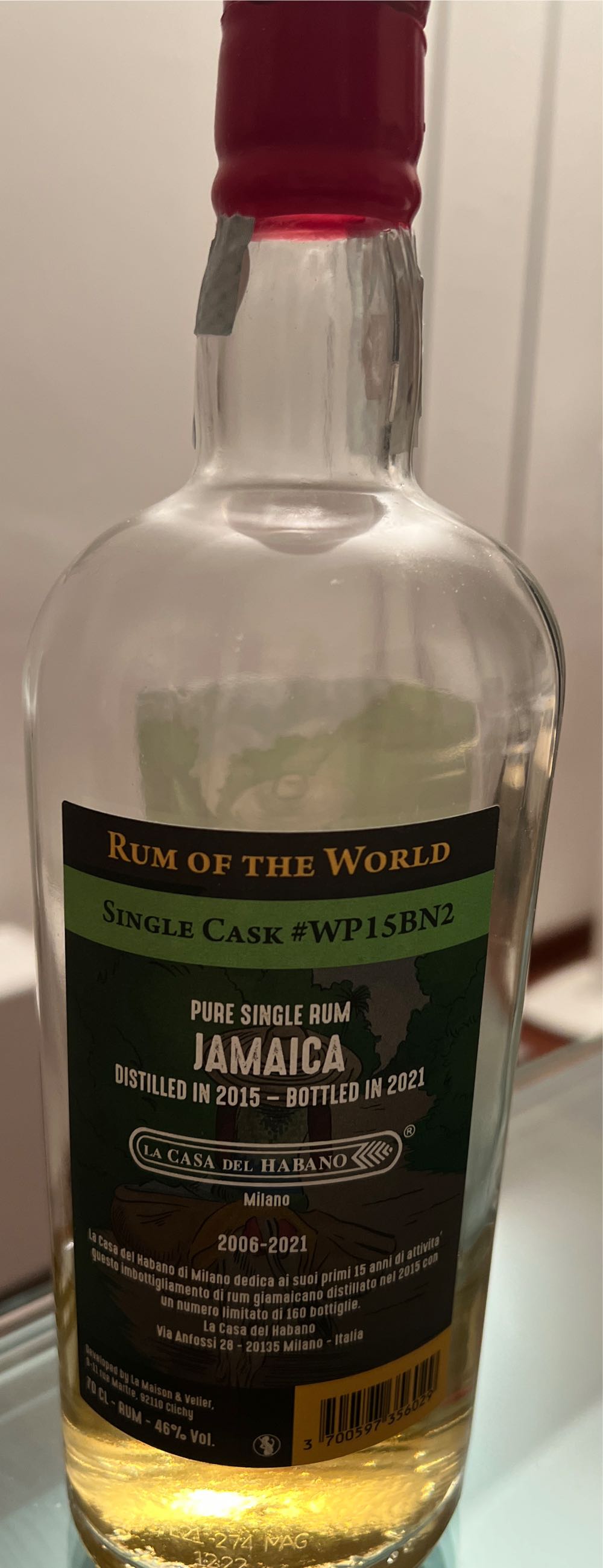 Rum Of The World - Worthy Park Estate (0,70 L) alcohol collectible [Barcode 3700597356029] - Main Image 2