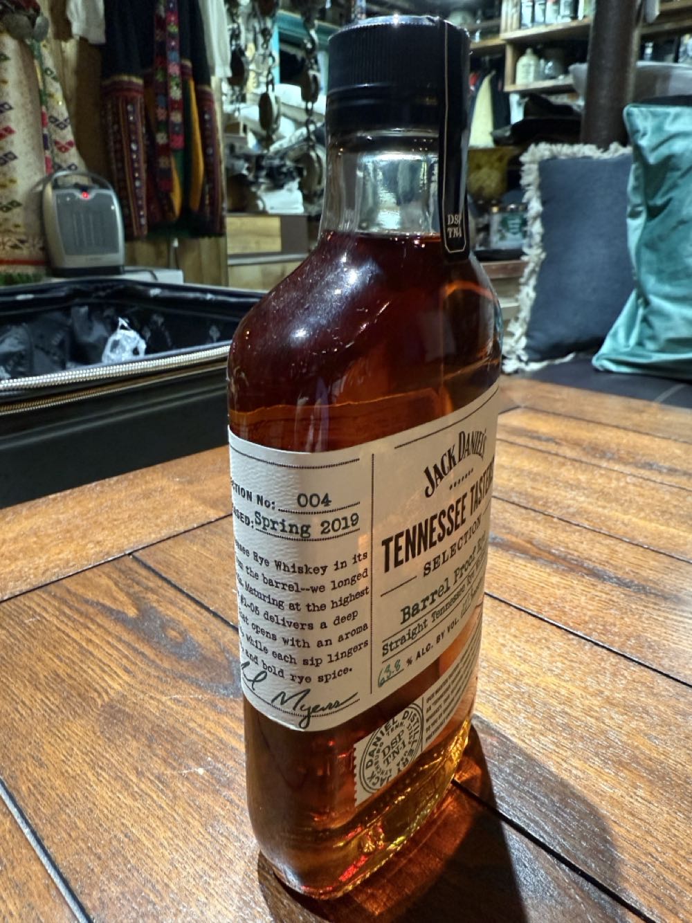 0 Tester Barrel Proof Rye 2019 - Jack Daniel’s Distillery, Lynchburg, TN (375 mL) alcohol collectible - Main Image 2