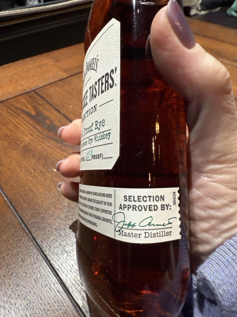 0 Tester Barrel Proof Rye 2019 - Jack Daniel’s Distillery, Lynchburg, TN (375 mL) alcohol collectible - Main Image 4