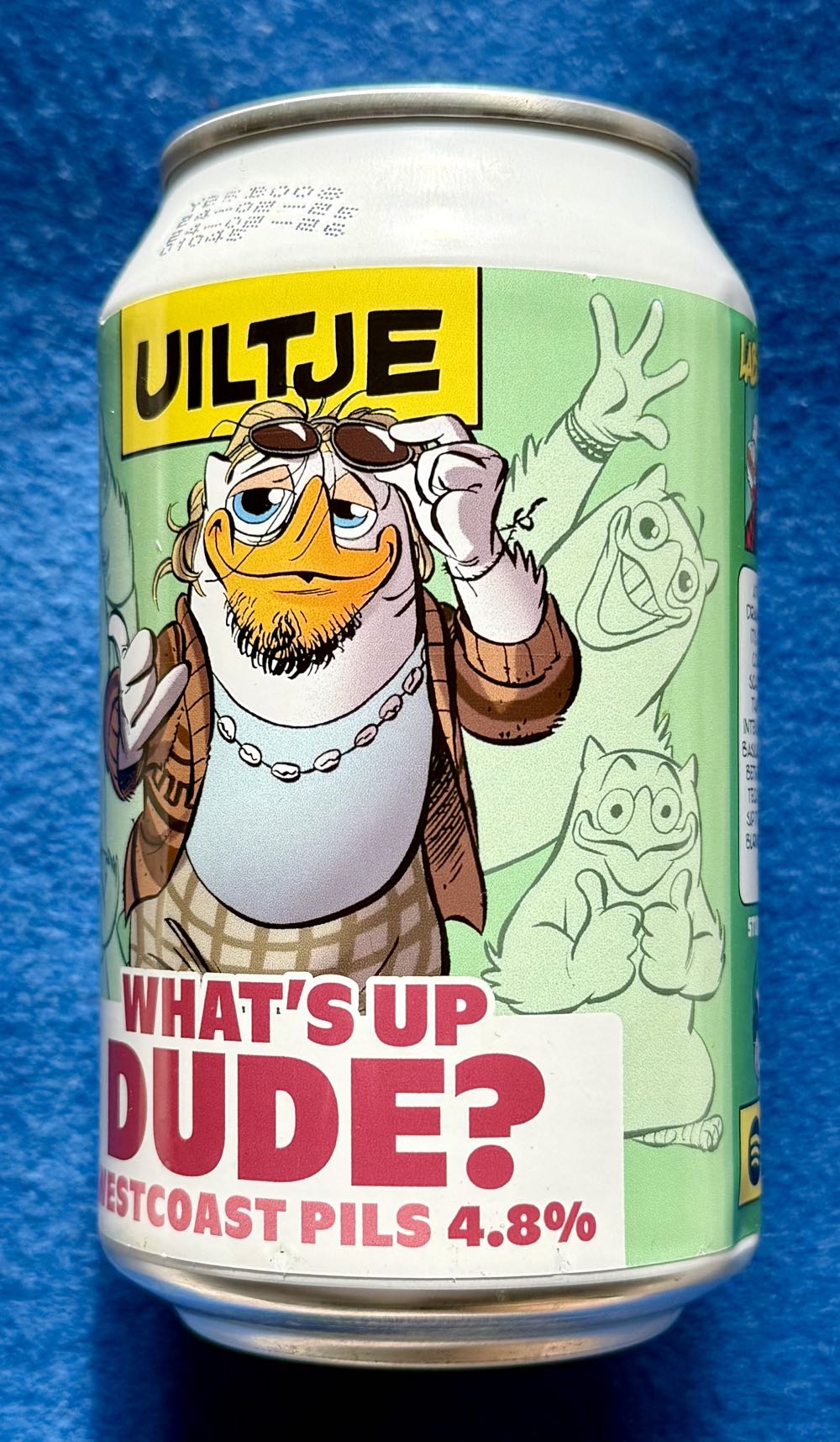 What’s Up Dude? - Uiltje Brewing Company (330 mL) alcohol collectible [Barcode 8721055141891] - Main Image 2