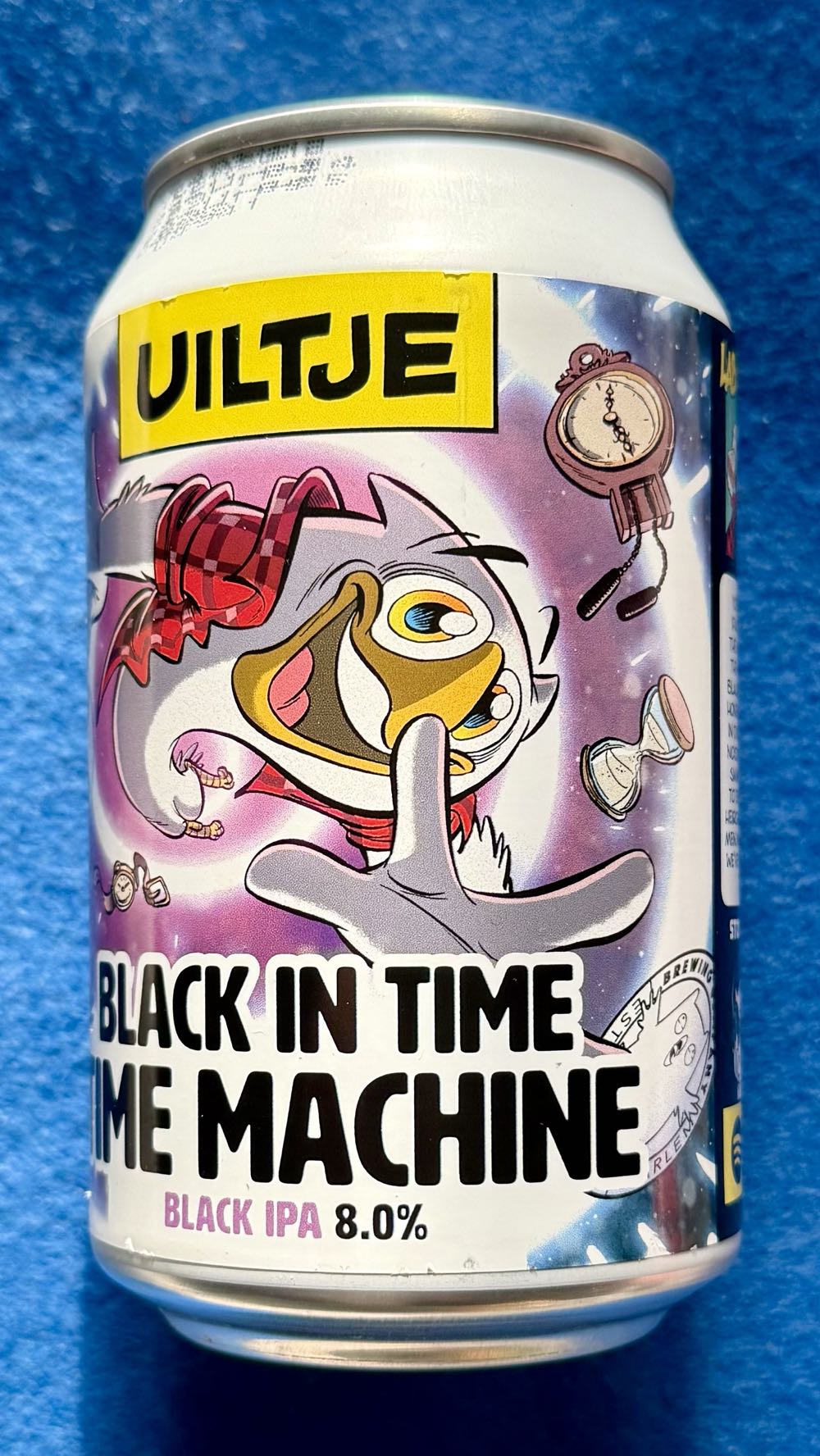 Black In Time Time Machine - Uiltje Brewing Company (330 mL) alcohol collectible [Barcode 8721055140627] - Main Image 2