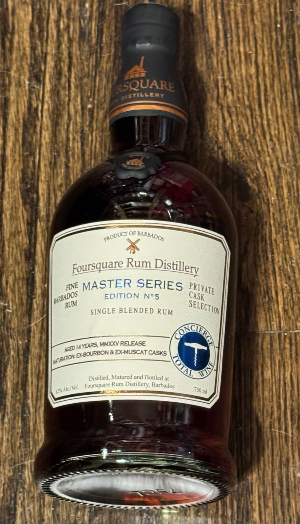 Foursquare Master Series Rum - Foursquare Rum Distillery (750 mL) alcohol collectible [Barcode 724803017279] - Main Image 2