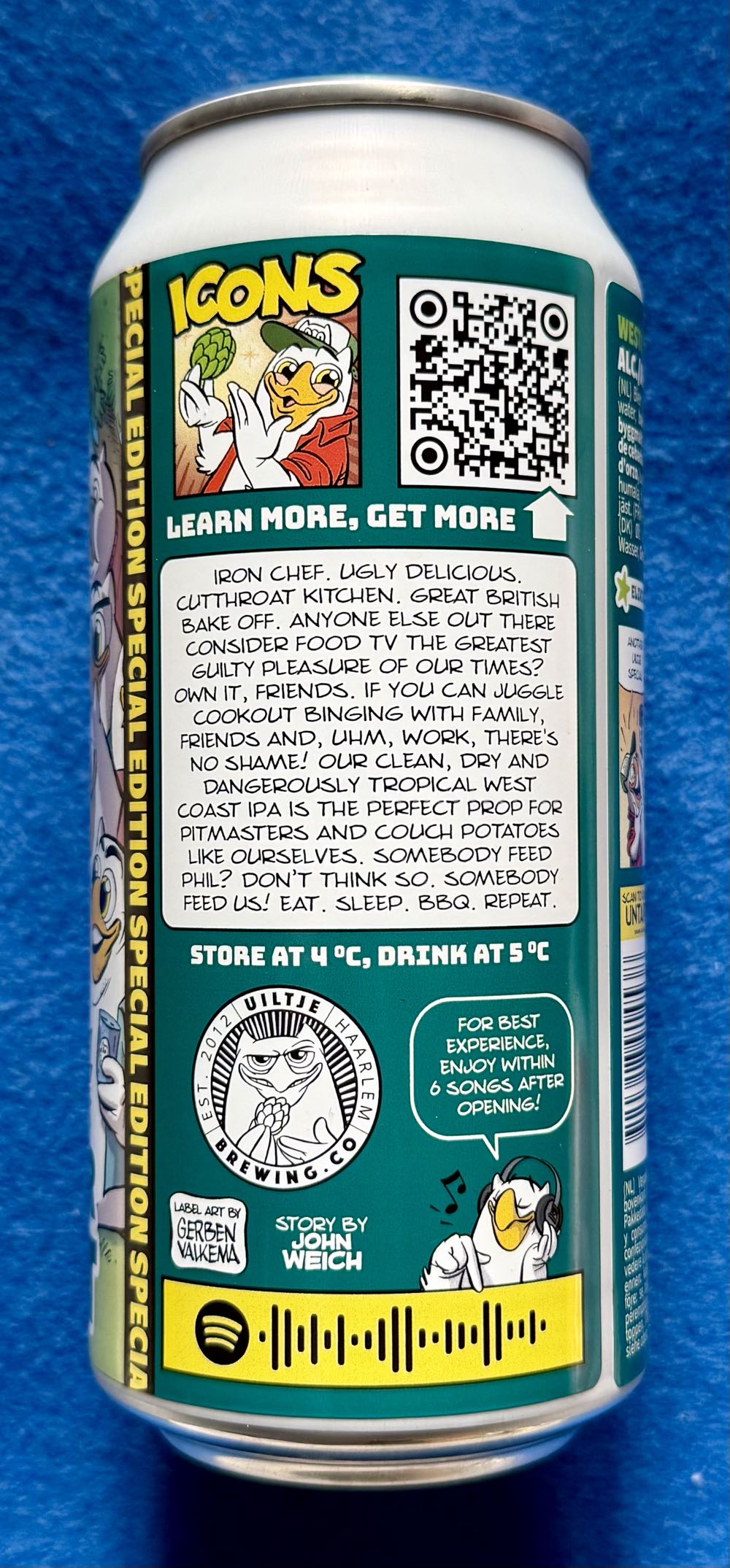 Craftbeer Cookout - Uiltje Brewing Company (440 mL) alcohol collectible [Barcode 8720618914538] - Main Image 4