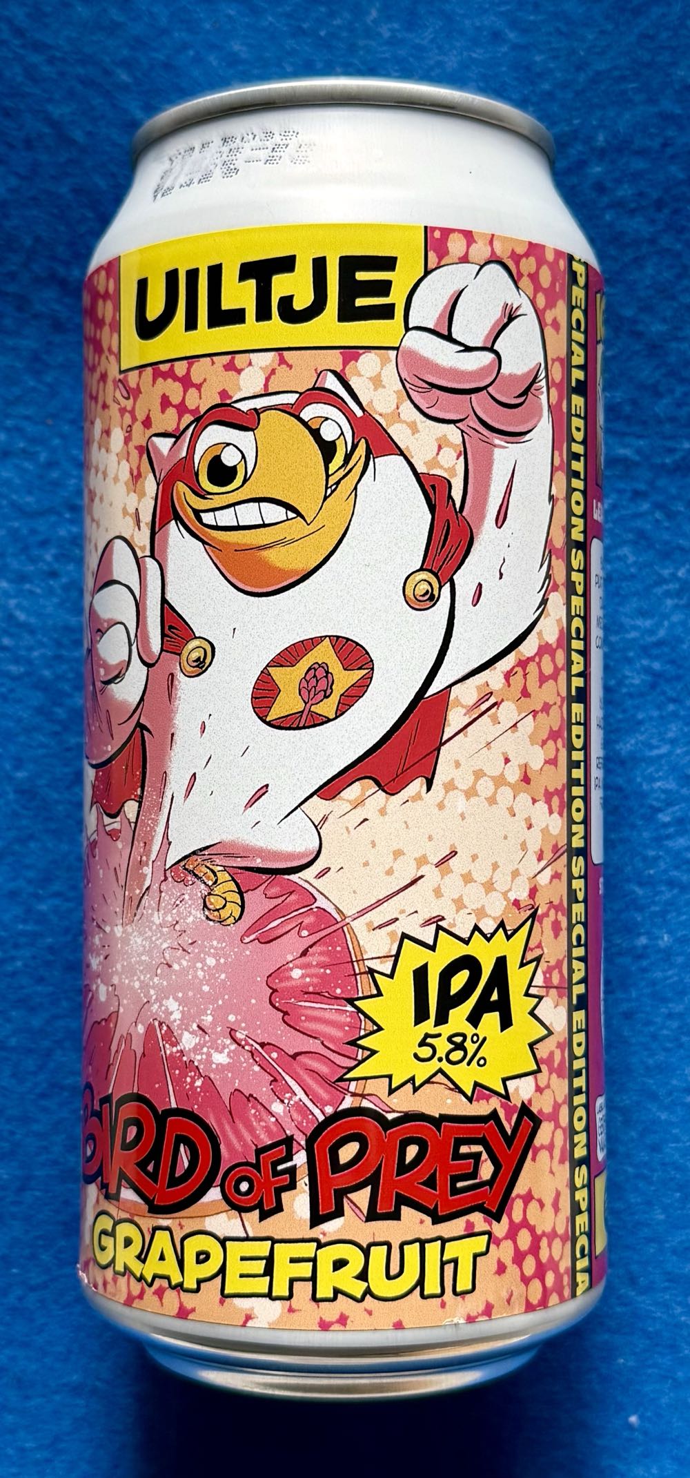 Bird Of Prey Grapefruit - Uiltje Brewing Company (440 mL) alcohol collectible [Barcode 8721055142287] - Main Image 2