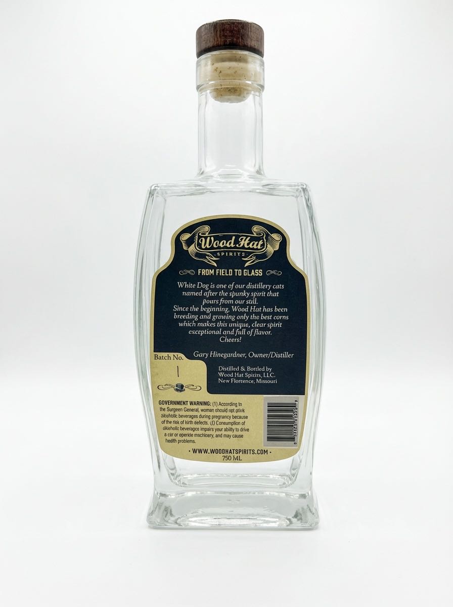White Dog - Wood Hat Spirits, LLC (750 mL) alcohol collectible - Main Image 2