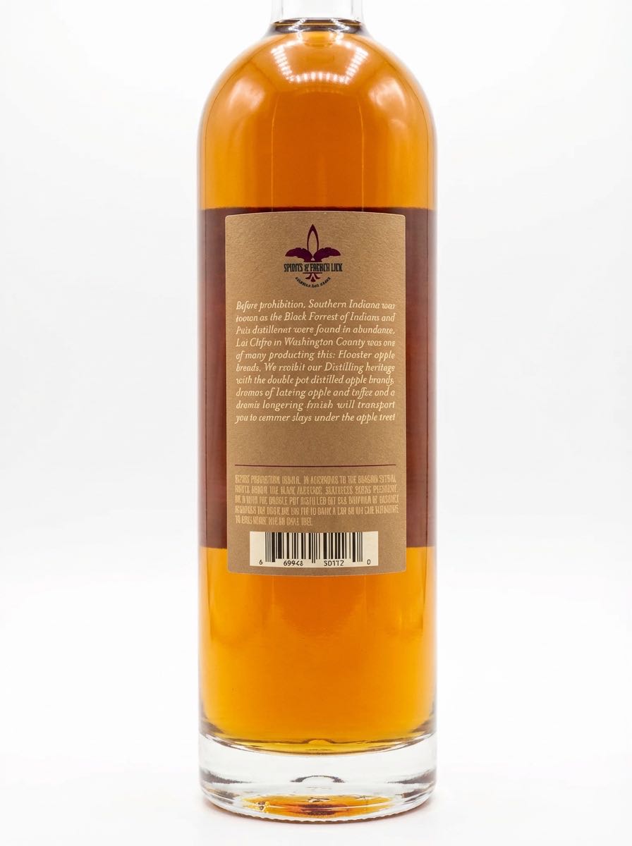 Old Clifty Hoosier Apple Brandy - Spirits Of French Lick (750 ml) alcohol collectible [Barcode 069996501720] - Main Image 2