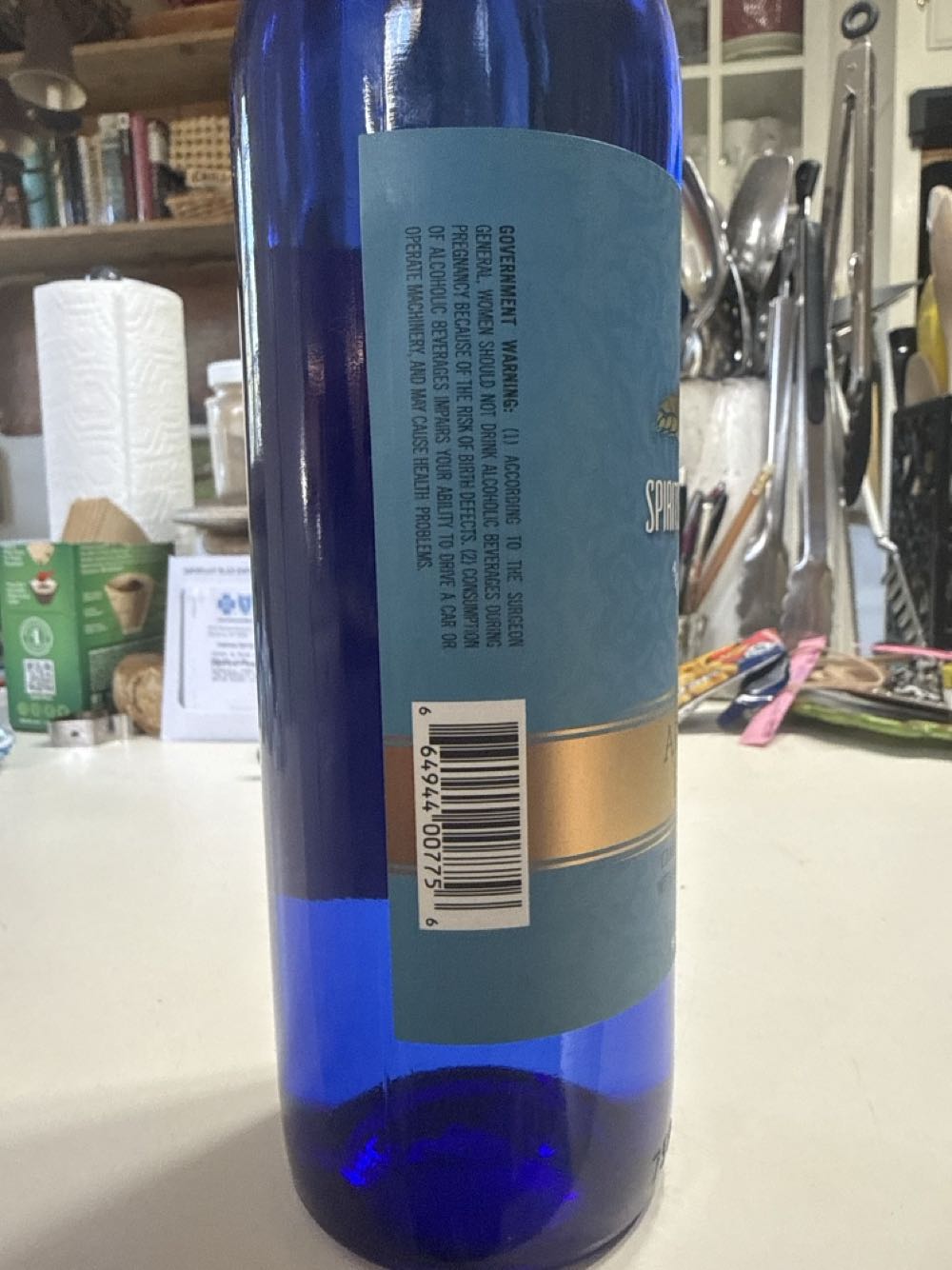 Absinthe Le Bleu - Spirits of French Lick (West Baden Springs, Indiana, USA) (750 ml) alcohol collectible [Barcode 64944007756] - Main Image 2