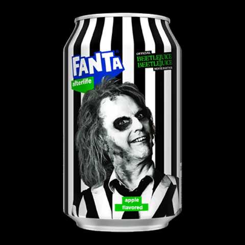Fanta Misterio Beetlejuice   - Coca Cola Company (350 mL) alcohol collectible [Barcode 7894900095159] - Main Image 4