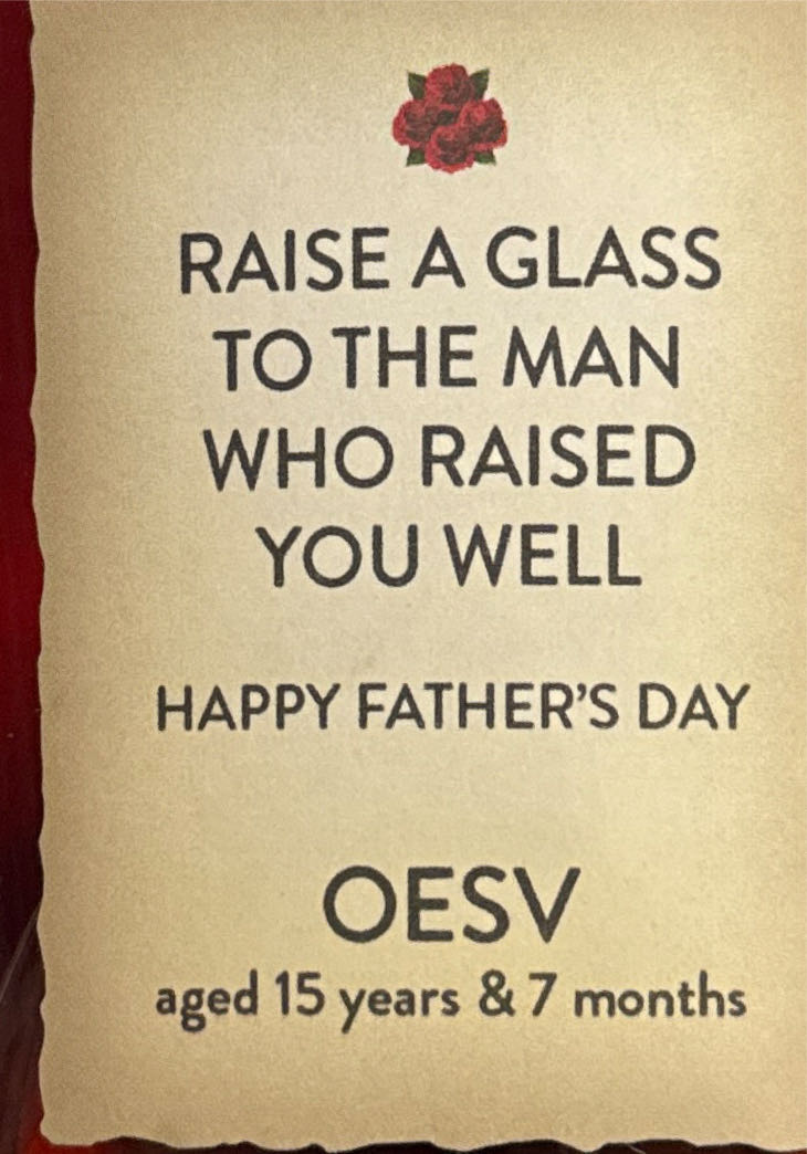 Four Roses Barrel Strength Father’s Day - Four Roses Distillery LLC (750 mL) alcohol collectible [Barcode 040063400294] - Main Image 2