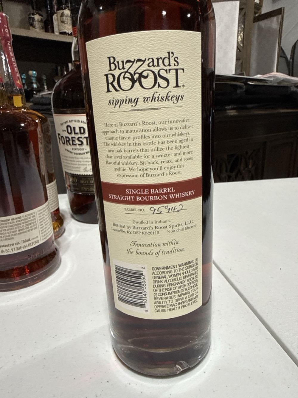Buzzard’s Roost Barrel Single Barrel - MGP Distilling (750 mL) alcohol collectible [Barcode 810145550502] - Main Image 2