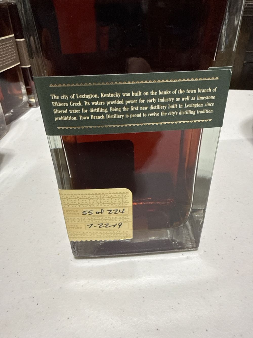 Town Branch Single Barrel TBS Pick - Town Branch Distillery (750 mL) alcohol collectible [Barcode 747301024945] - Main Image 2
