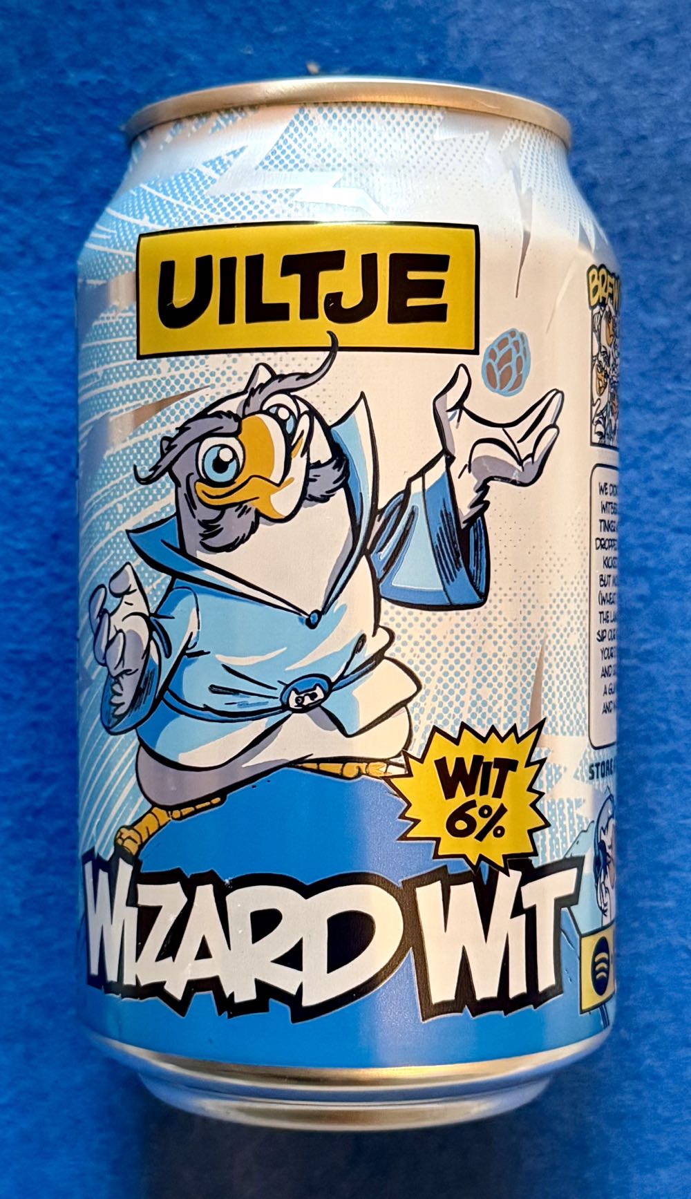 Wizard Wit - Uiltje Brewing Company (330 mL) alcohol collectible [Barcode 8720618804617] - Main Image 2