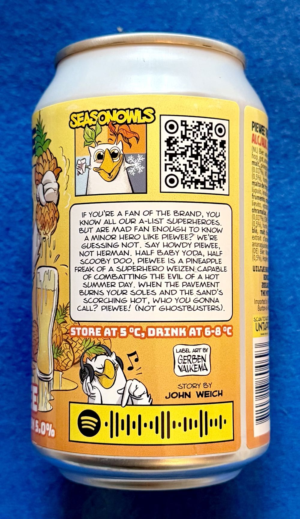 Piewee - Uiltje Brewing Company (330 mL) alcohol collectible [Barcode 8720618804693] - Main Image 4
