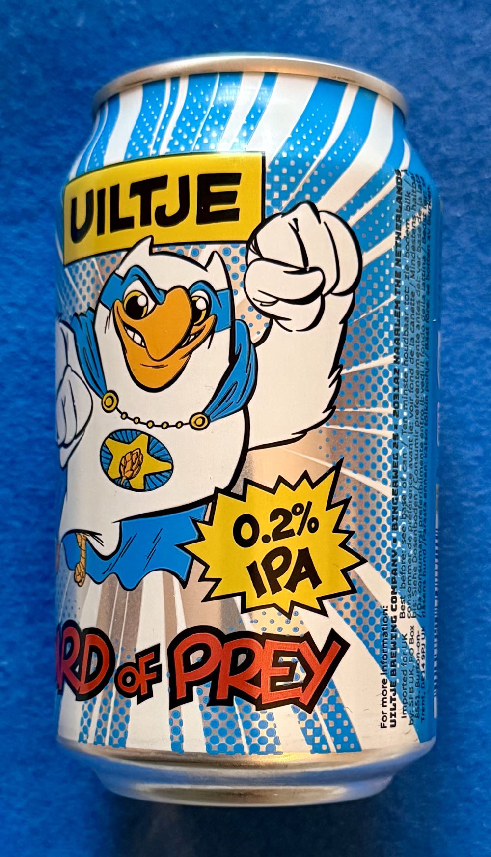 Bird Of Prey 0.2 - Uiltje Brewing Company (330 mL) alcohol collectible [Barcode 8720828308721] - Main Image 2