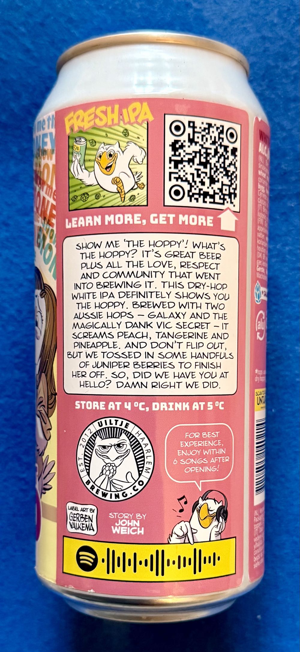 You Had Me At Hello - Uiltje Brewing Company (440 mL) alcohol collectible [Barcode 8721055140214] - Main Image 4