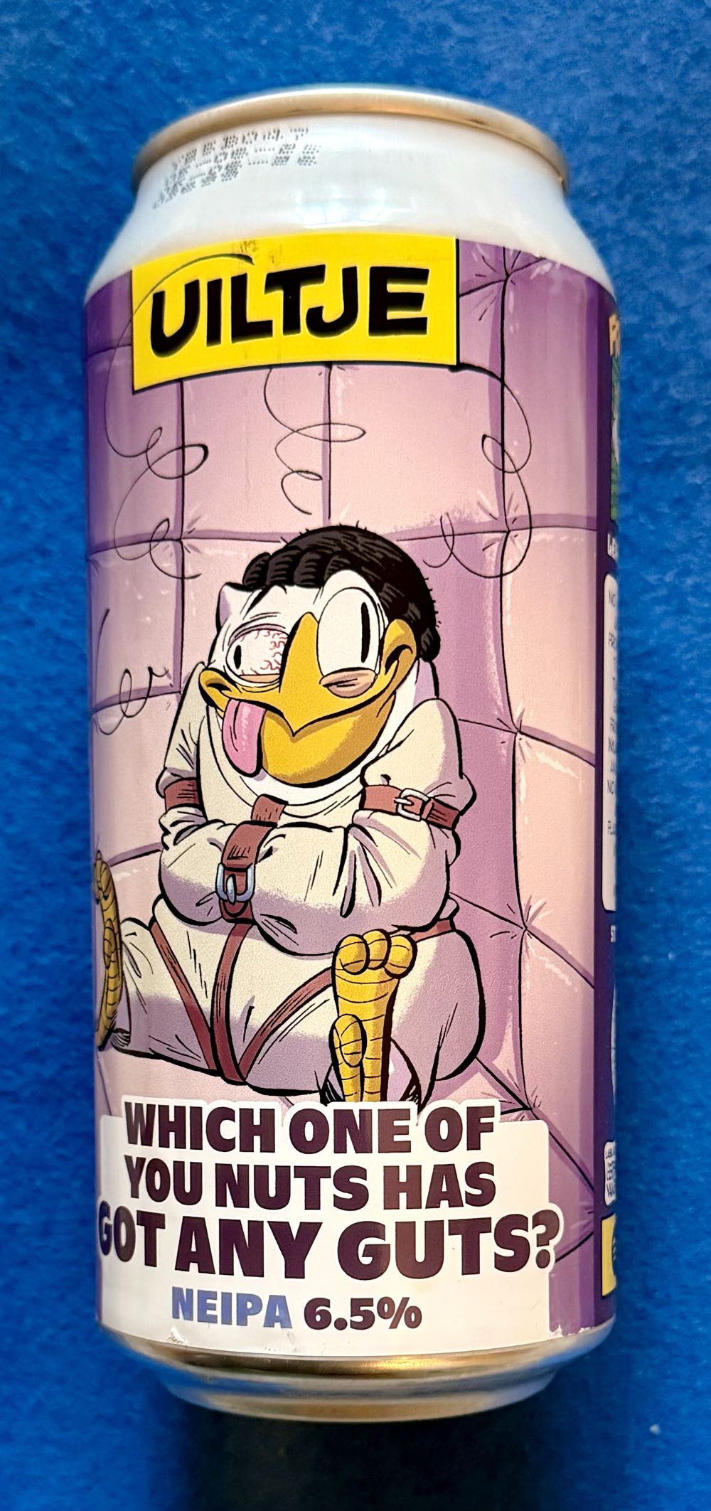 Which One Of You Nuts Has Got Any Guts? - Uiltje Brewing Company (440 mL) alcohol collectible [Barcode 8721055140160] - Main Image 2