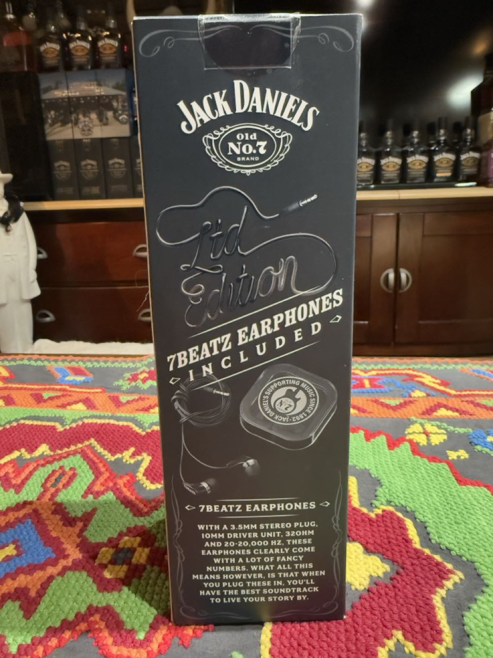 Black Label & 7Beatz Earphones  - Jack Daniel’s Distillery, Lynchburg, TN (750 mL) alcohol collectible - Main Image 3