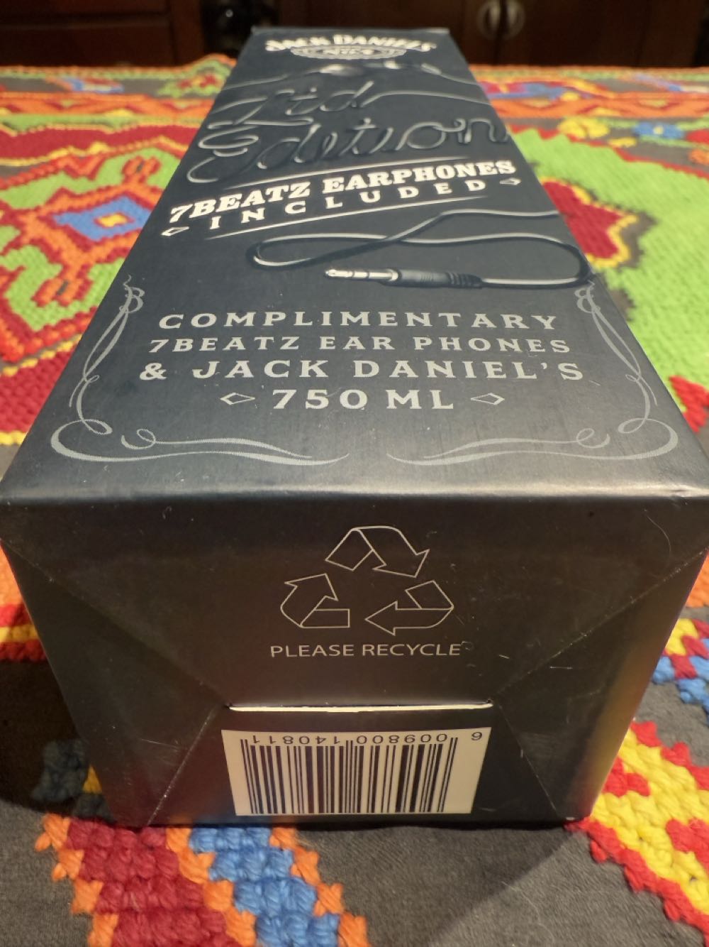 Black Label & 7Beatz Earphones  - Jack Daniel’s Distillery, Lynchburg, TN (750 mL) alcohol collectible - Main Image 7