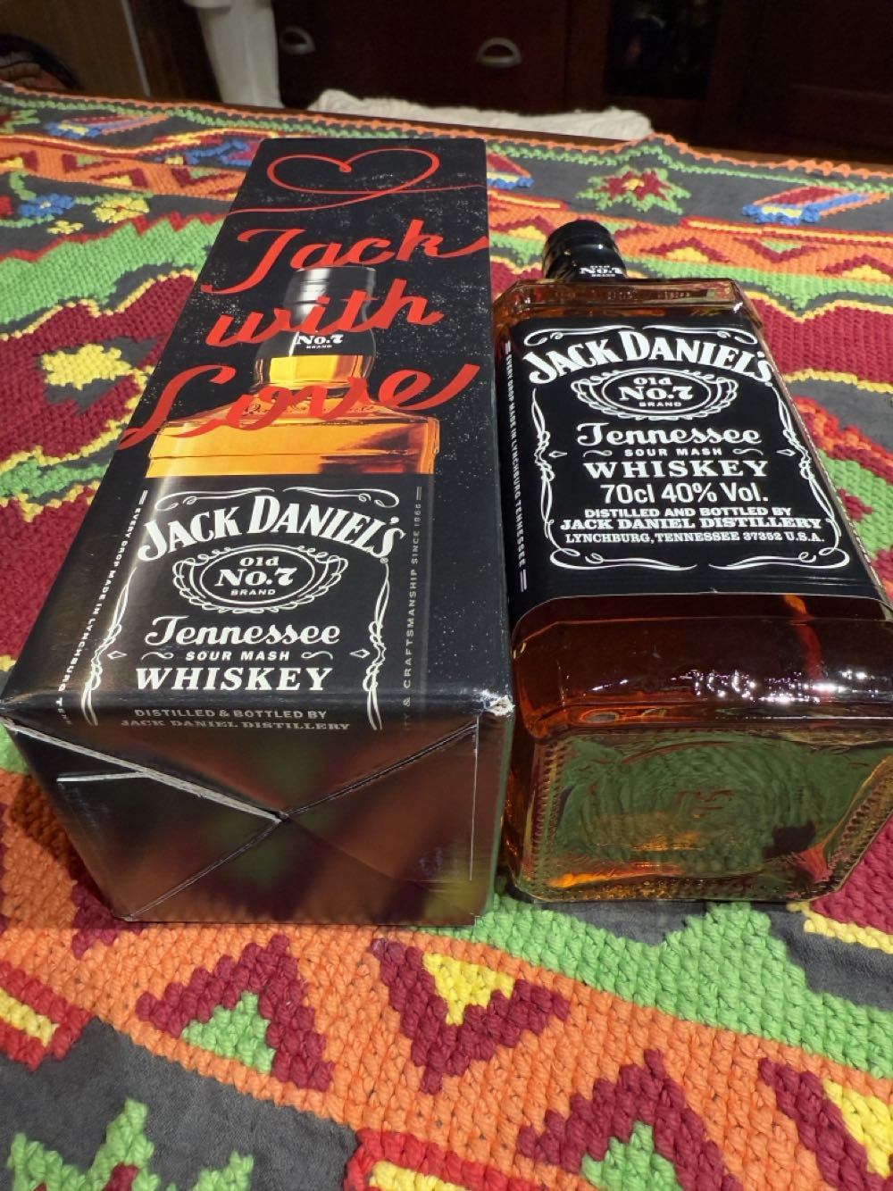 Black Label Box Jack With Love Asia 2011 - Jack Daniel’s Distillery, Lynchburg, TN (700 mL) alcohol collectible - Main Image 6