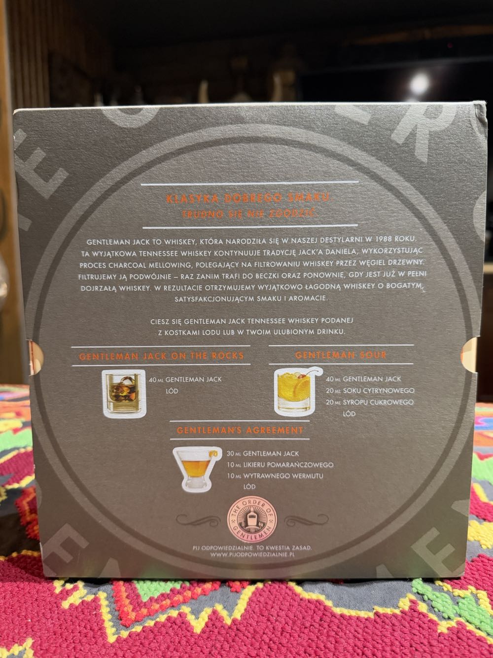 Set GJ With Two Glases 2014 Poland - Jack Daniel’s Distillery, Lynchburg, TN (700 mL) alcohol collectible - Main Image 2