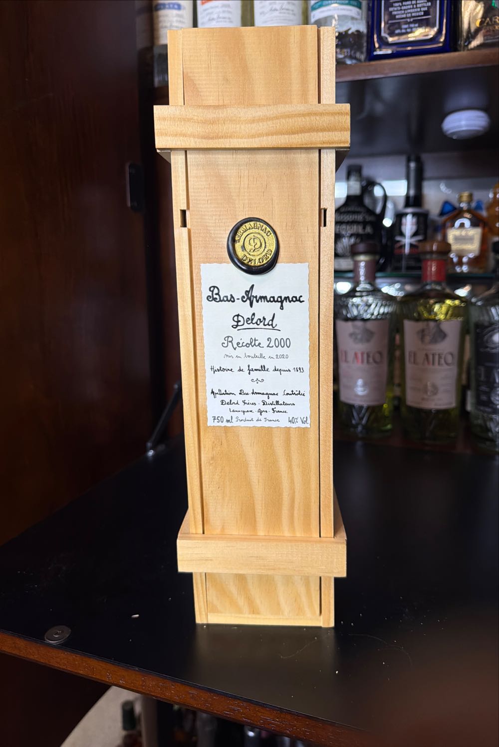 Bas Armagnac Delord 2000 - Heavenly Spirits Llc (750 mL) alcohol collectible [Barcode 762488020009] - Main Image 2