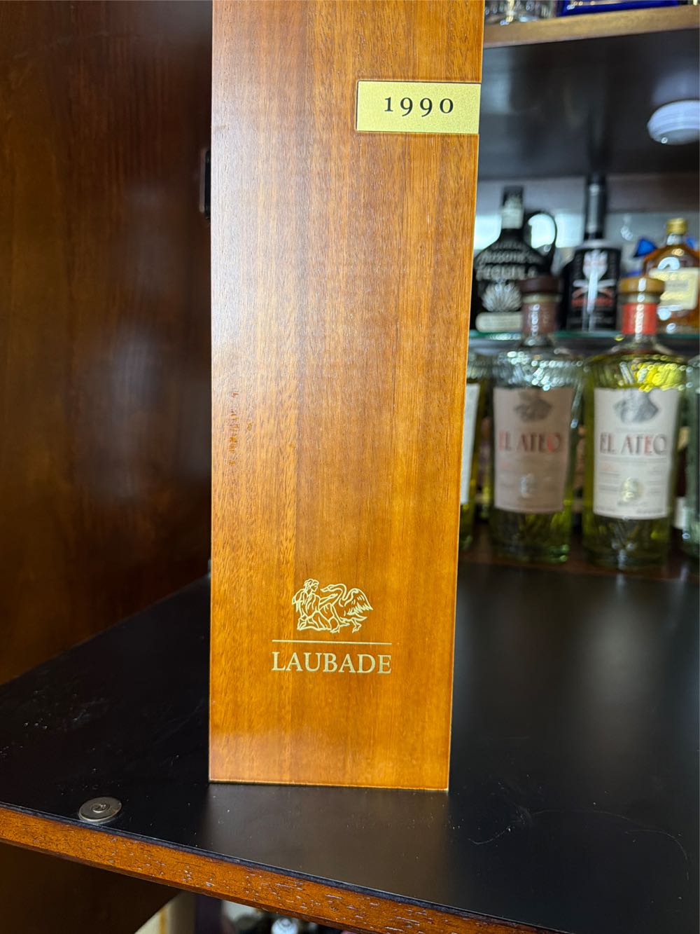 Bas Armagnac Laubade 1990 - Maison  Leda (750 mL) alcohol collectible [Barcode 659651012292] - Main Image 2