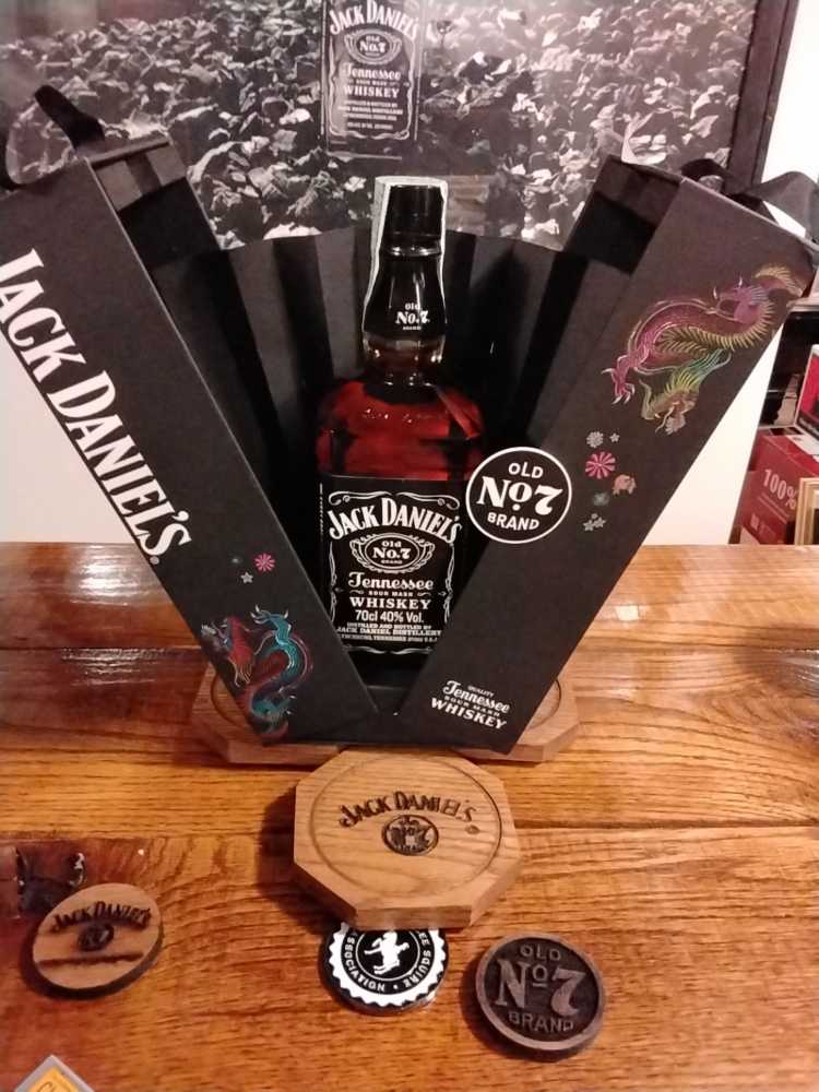 Peacock Packing from Thailand 2022 - Jack Daniel Distillery (700 mL) alcohol collectible - Main Image 2