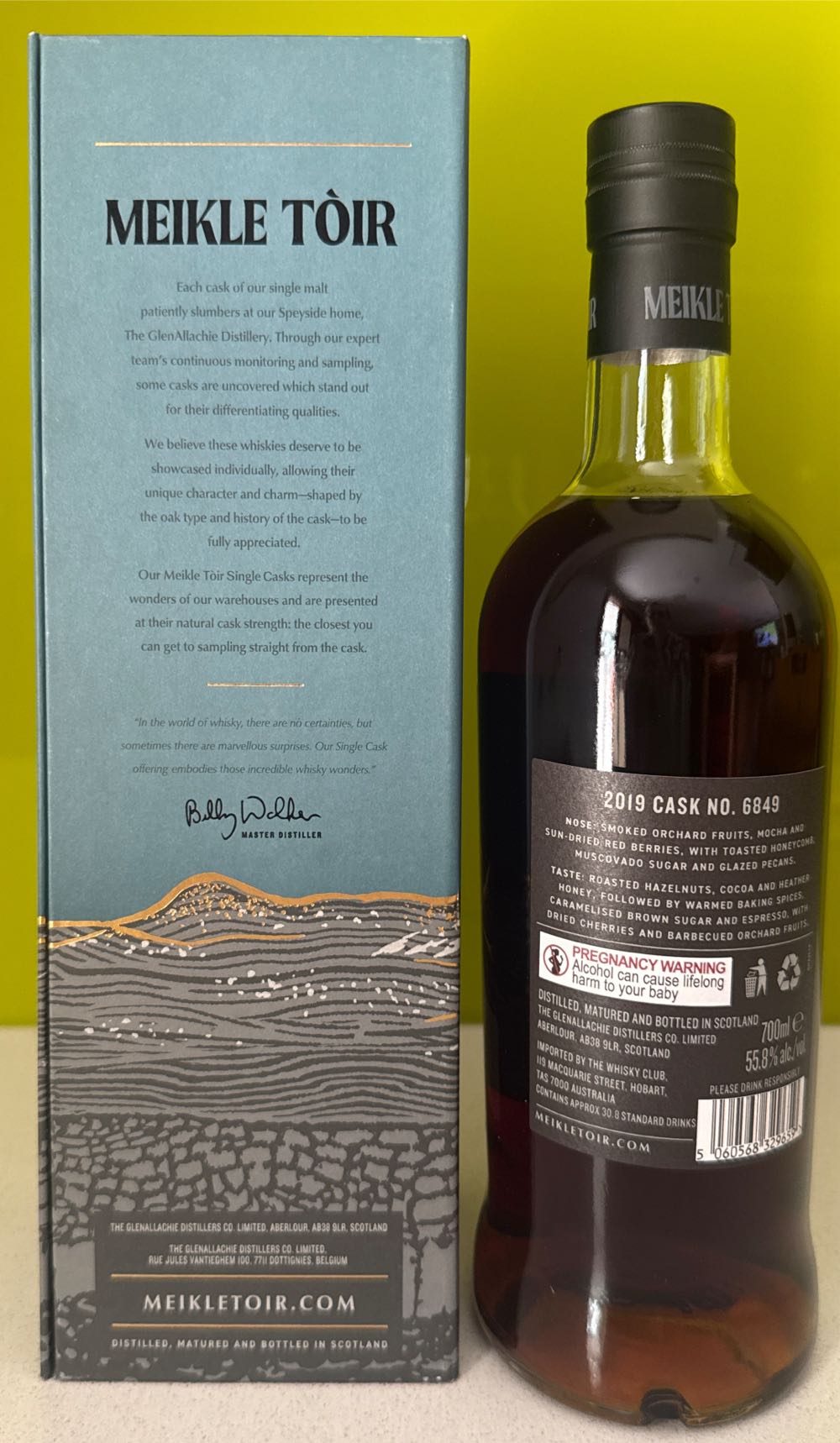 Meikle Toir - Glenallachie Distillery (700 mL) alcohol collectible [Barcode 5060568329659] - Main Image 2