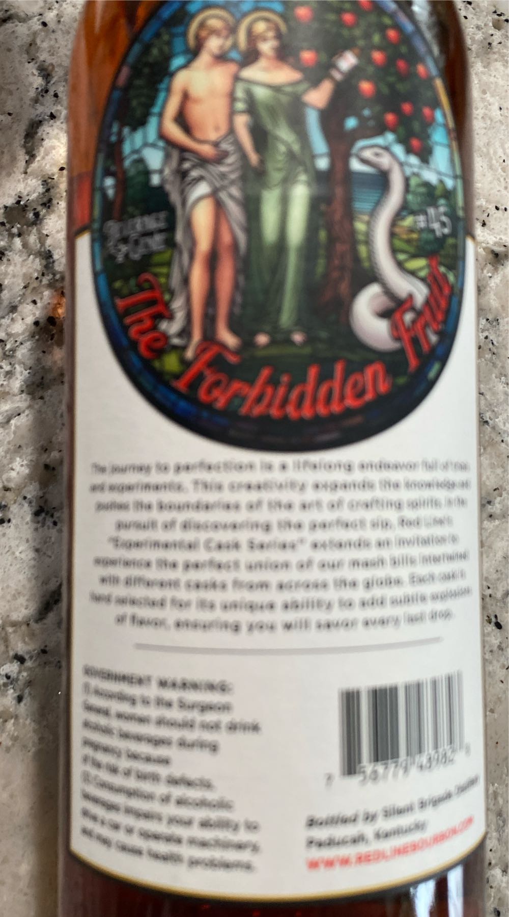 Red Line Brandy Apple Brandy  (750 mL) alcohol collectible [Barcode 756779489828] - Main Image 2